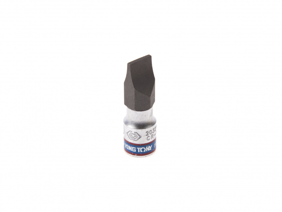 Насадка (бита) торцевая 1/4", Slotted, 10,0х1,6 мм, L = 37 мм KING TONY 203210